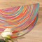 Round Placemats 15 inch Washable Cotton Placemats Set of 6 Round Braided Placemats Round Table Mats Woven Table Round Placemats